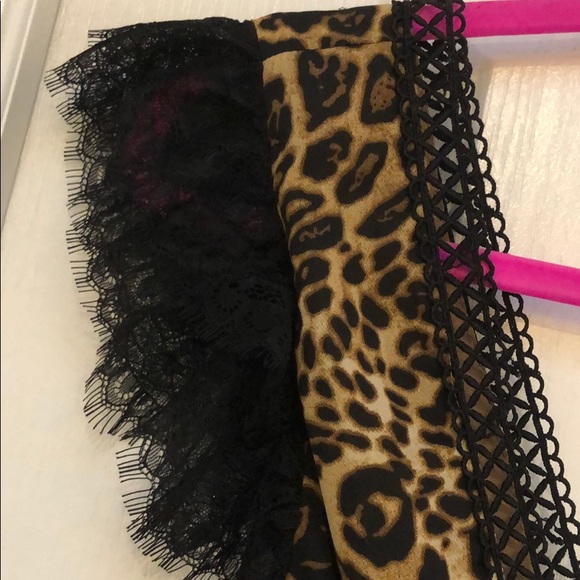 GIRLY & FLIRTY LEOPARD V PLUNGE DRESS - Picture 5 of 8